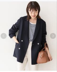 SLOBE IENA ダブルブレストジャケット 36のサムネイル