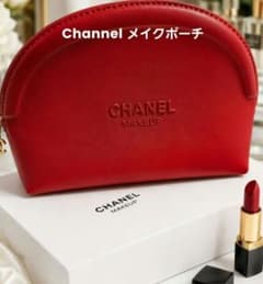 CHANEL 革製化粧ポーチ - メルカリ