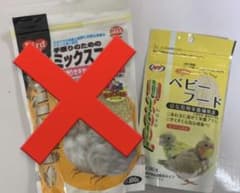 手乗りセキセイ・手乗り文鳥などの雛ベビーフードのサムネイル