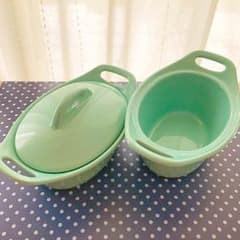 新品・未使用   マイヤー セラミックポットセット  ブルーのサムネイル