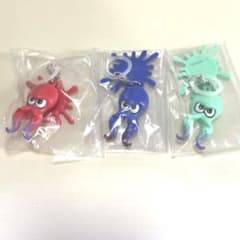Splatoon Octoling Charm Mascot (Set of 3)