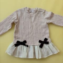 フリル付きニット 90cmのサムネイル