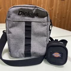 Dickies ショルダーバッグ ミニポーチ付き グレーのサムネイル