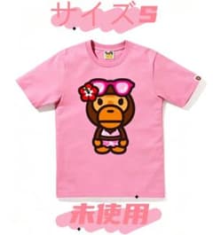 BAPE BIG BABY LISA SUMMER TEE S　ピンク