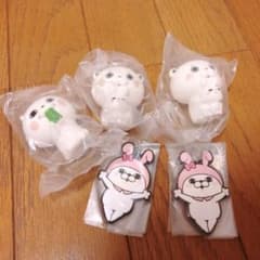 ヨッシースタンプ　ソフビ　ラバーマスコット　セット売りのサムネイル
