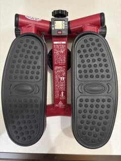 雨でも歩ける‼︎【ナイスデイ　ステッパー 赤】美品‼︎新品電池交換済み♪のサムネイル