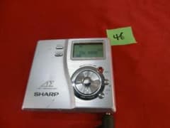 46：SHARP MD-DR77-S ポータブルMDレコーダー　ジャンク