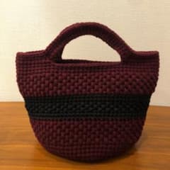 毛糸バッグ ハンドメイドのサムネイル