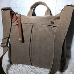 激レア 極美品】ゲンテン ミルキャンバス 2WAYショルダーバッグ