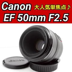 Canon EF 50mm F2.5 コンパクトマクロ ✨単焦点レンズ キヤノン - メルカリ