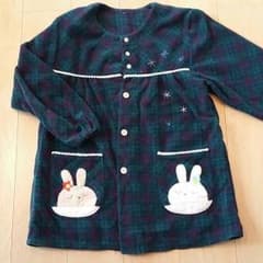 makaron様専用バックプリントうさぎエプロン追加幼稚園保育園の先生エプロン♡のサムネイル