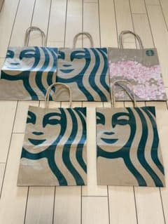 スターバックス 紙袋 5枚セットのサムネイル