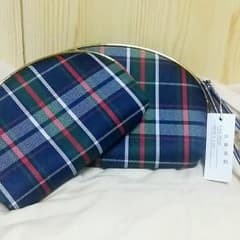 定価2,900円 チェック柄　ポーチ　セットのサムネイル