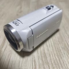 【極美品】Panasonic HC-V520M ホワイト　動作OK Panasonic HC-V520M ビデオカメラ 本体 - メルカリ