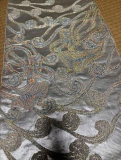 たつむら⭐︎袋帯⭐︎銀⭐︎飛天翔雲錦 たつむら⭐︎袋帯⭐︎銀⭐︎飛天翔雲錦 - メルカリ