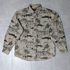 長袖シャツ 古着　良品　ヘビーネルワークシャツのサムネイル