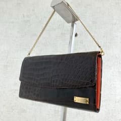 美品 2way】レザージュエルズ ハンドバッグ チェーン シャイニング 本