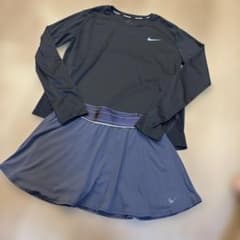 NIKE ナイキ　テニス スコート セットアップ　グレー　USM L〜LL NIKE ナイキ テニス スコート セットアップ グレー USM L〜LL - メルカリ