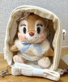 ディズニー　チップ&デール&クラリス　マスコット&ポーチ《クラリス》