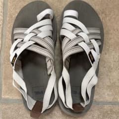 Teva スポーツサンダル グレー×ホワイト 23cm