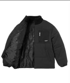 HUF ダウンジャケット　襟フリースのサムネイル