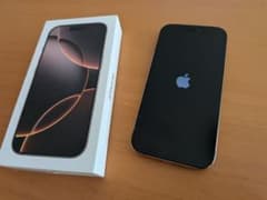 iPhone 16 Pro 128GB デザートチタニウム 箱付 画面割れありのサムネイル