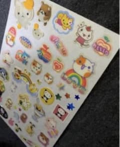 平成レトロ　平成女児 シール ハムスター はむちゃん ハムちゃんのサムネイル