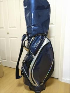 Titleist ネイビー キャディバッグ - メルカリ
