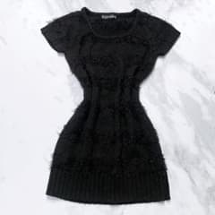 セシルマクビー♡ボーダーラメミニワンピース y2k 平成ギャル 00s 姫