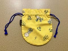 【美品ご当地限定】スヌーピー 湯布院限定 巾着 PEANUTS スヌーピー 茶屋