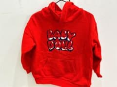 BABYDOLL パーカー レッド 100cmのサムネイル