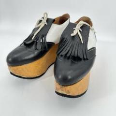 お値下げ☆ヴィヴィアン・靴(ロッキンホースゴルフ)・美品 ソール新品】Vivienne Westwood ロッキンホース ゴルフ 革靴