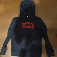 Levi's ネイビー フード付きパーカー Mのサムネイル