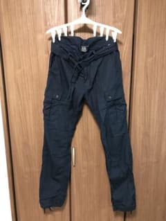 ARMANI EXCHANGE カーゴパンツ　ネイビー　M-Lサイズ　アジャスタのサムネイル