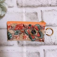 Thumbnail of インド刺繍リボン　ポーチ　マルチポーチ　ハンドメイド　ミニポーチ　NO4094