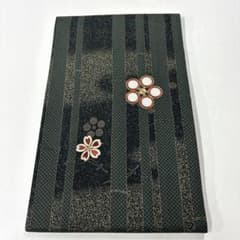 帯4960 ○高級 正絹 駒刺繍 名古屋仕立て 名古屋帯 - メルカリ