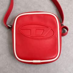 DIESEL 赤 レッド ショルダーバッグ