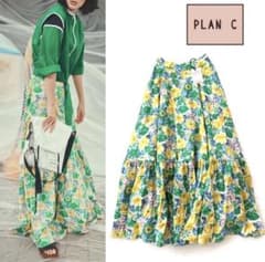 み*ん様 PLAN C 花柄マキシスカート 36 み*ん様 PLAN C 花柄マキシスカート 36 - メルカリ