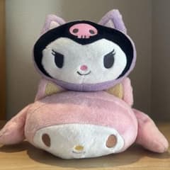 【値下げ】サンリオ クロミ マイメロディ ぬいぐるみ 2体セットのサムネイル