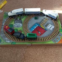 木製　電車セットのサムネイル