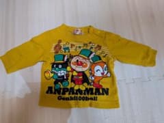 ANPANMAN アンパンマン 薄め長袖トレーナー イエロー 80cmのサムネイル