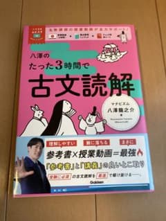 八澤のたった3時間で古文読解のサムネイル