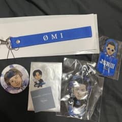 三代目JSB 登坂広臣 OMI グッズセット マルチストララップ 缶バッジ