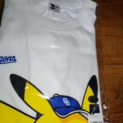 中日ドラゴンズ オリジナルポケモンTシャツ Lサイズ ピカチュウ - メルカリ