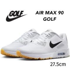 ナイキ ゴルフ 27.5cm エアマックス 90 G シューズ スパイク 靴 白