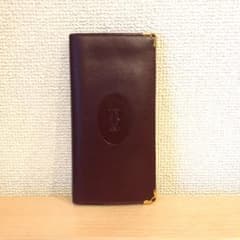 Cartier 財布 札入れ ボルドー系のサムネイル