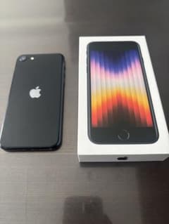 Apple iPhone SE (第3世代) ブラック 本体のサムネイル