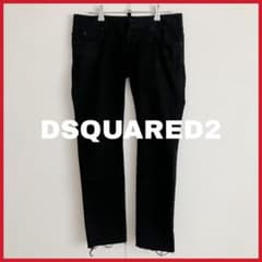 DSQUARED2 イタリア製 ダメージ加工 ブラックデニム - メルカリ