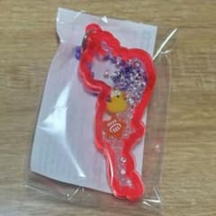 琵琶湖キーホルダー　おごと温泉観光公園限定　温泉 アヒル　ピンクのサムネイル