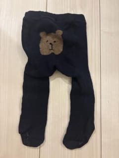 GAP くまけつタイツ　ネイビー　0-6monthsのサムネイル